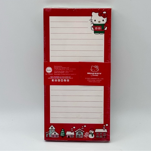 Sanrio Hello Kitty Notepad Set of 2 (HK Holiday Village) - Picture 2 of 5